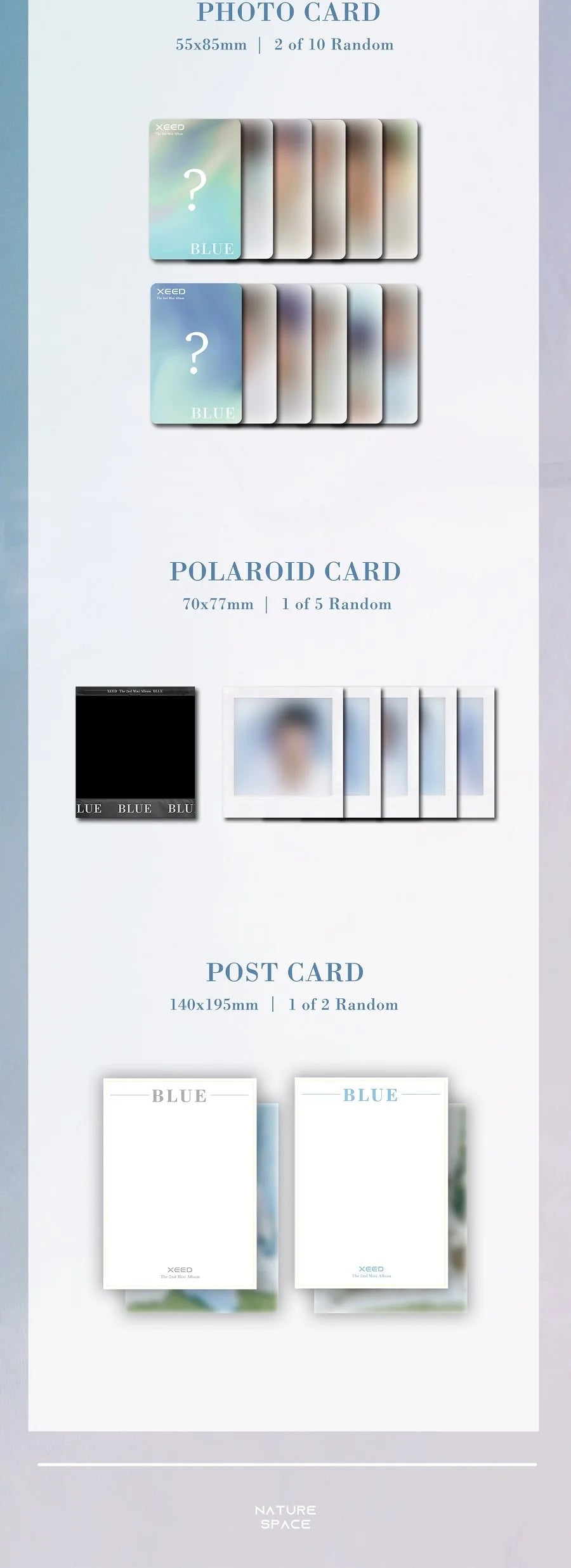 XEED 2nd mini album Blue