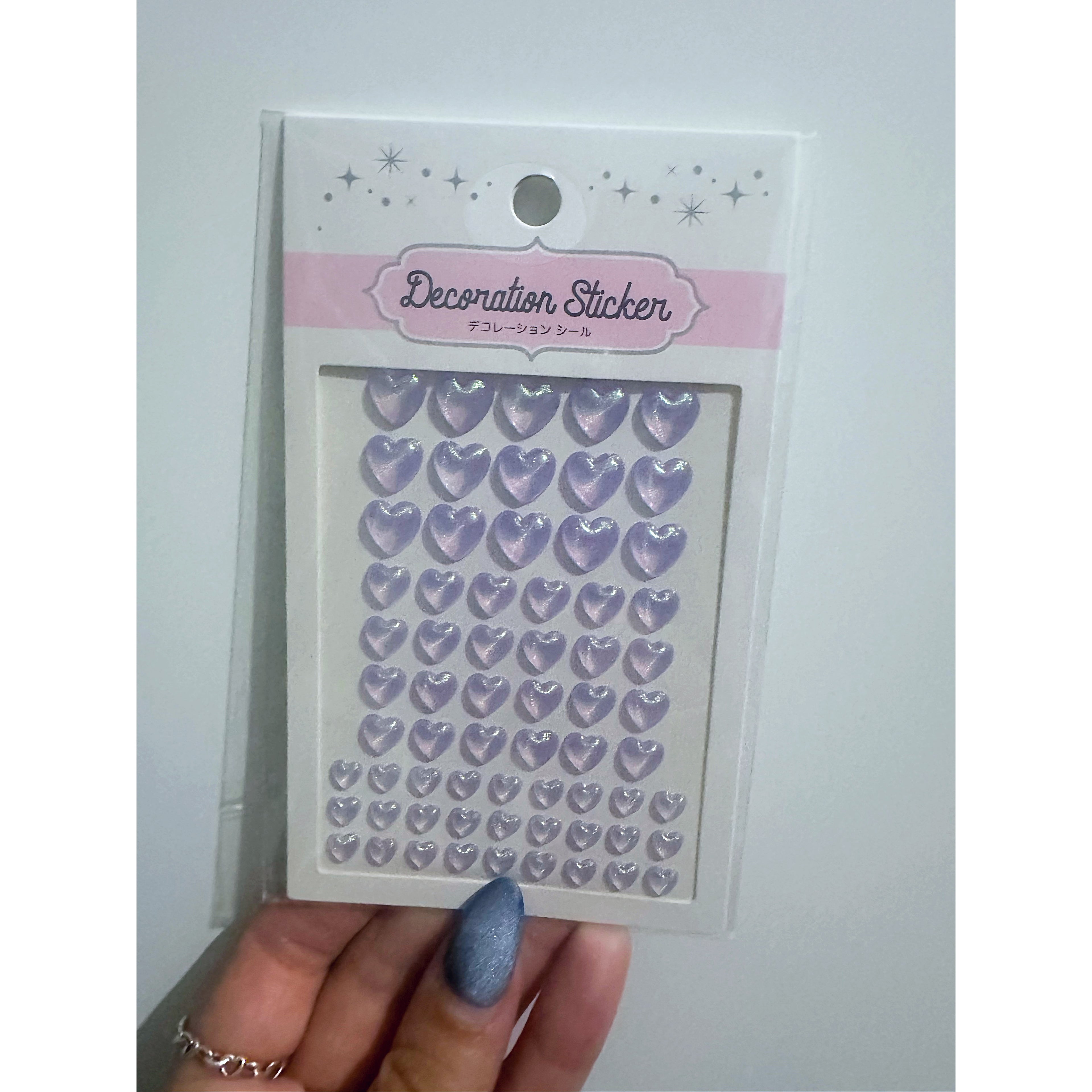 Heart deco stickers