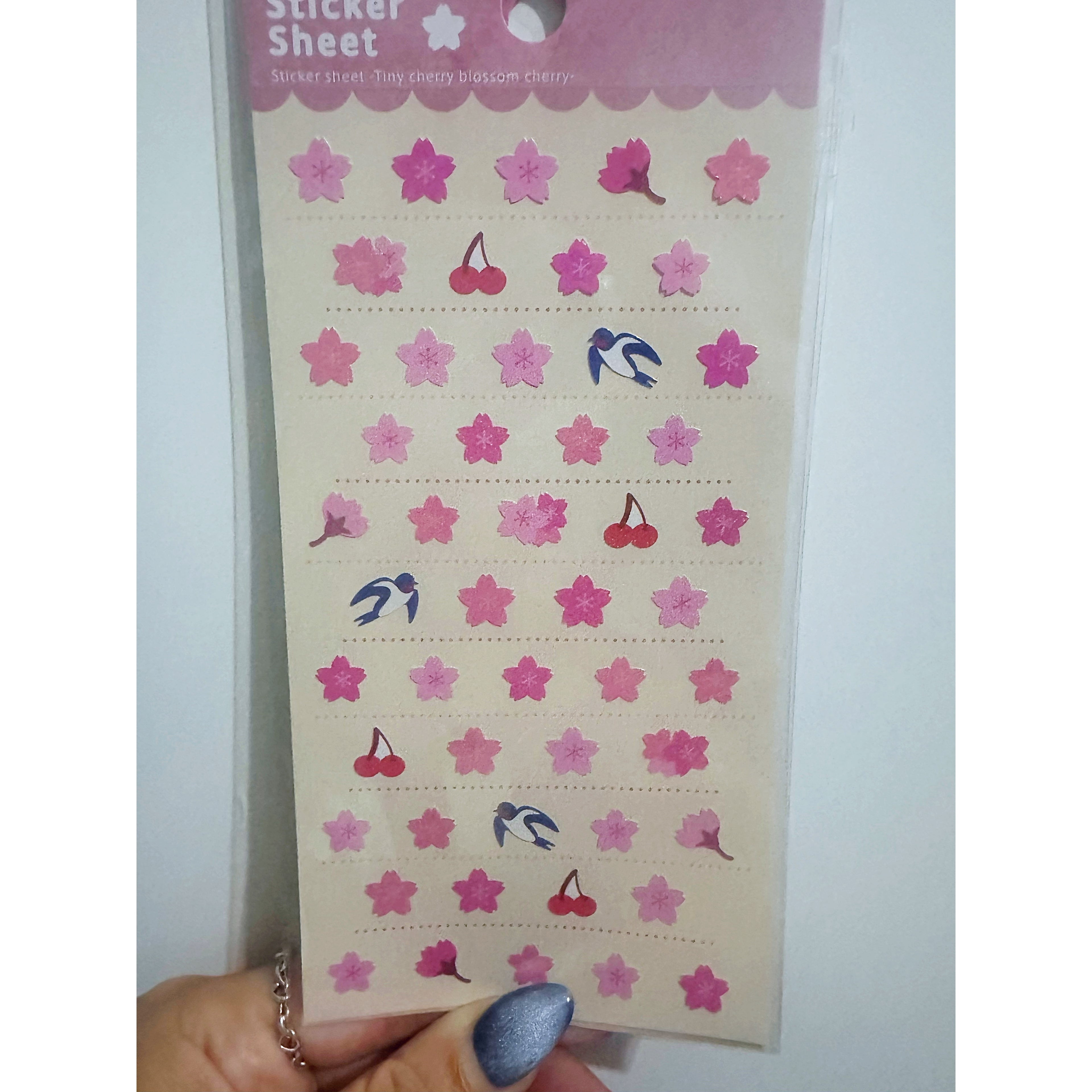 Cherry blossom deco stickers
